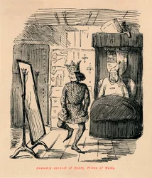 Condotta indecorosa di Enrico, principe di Galles, c. 1860