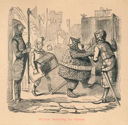 William in partenza per la Francia, c1860