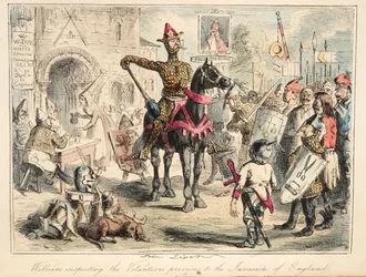 Guglielmo il Conquistatore ispeziona i volontari prima dell