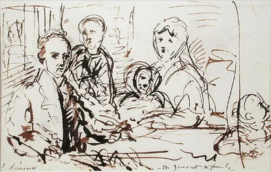 William Albin Garratt e famiglia, c.1830