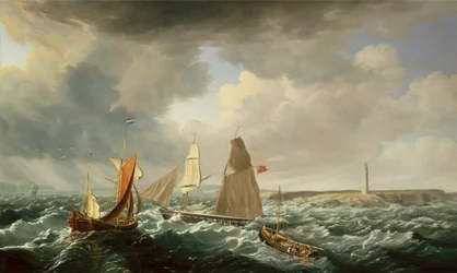 Una Brigantina, un Galiotto Olandese e Pescherecci