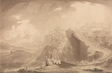 Giosuè che comanda al sole di fermarsi