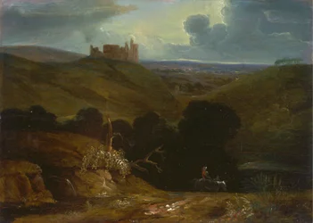 Paesaggio con castello