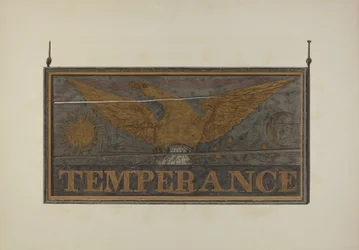 Insegna della taverna: Temperanza, c. 1940