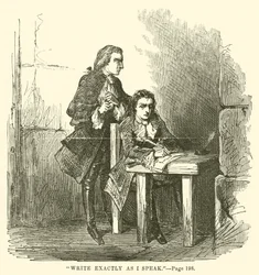 Illustrazione per Una storia tra due città di Charles Dickens