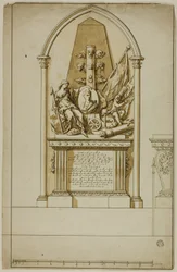 Progetto per un monumento funebre non realizzato per il primo duca di Marlborough