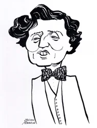 Alban Berg, caricatura - Compositore austriaco, 9 febbraio 1885 - 24 dicembre 1935