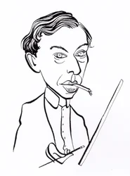 Ernst Ludwig Kirchner, caricatura