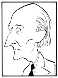 Frederick Delius - caricatura di John Minnion - Compositore inglese - 29 gennaio 1862 - 10 giugno 1934