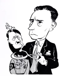 John Heartfield, caricatura con Adolf Hitler