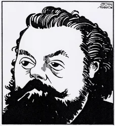 Modest Petrovich Mussorgsky, ritratto caricaturale