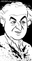 Ralph Steadman, caricatura di John Minnion