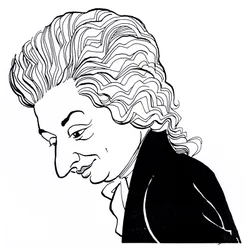 Wolfgang Amadeus Mozart - caricatura