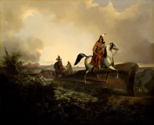 Black Knife, un guerriero apache, 1846.