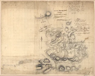Battaglia di Brandywine, 11 sett. 1777, in cui i ribelli furono sconfitti dall