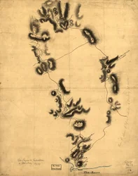 Spedizione del governatore Tryon a Danbury, 1777. LOC gm71000884