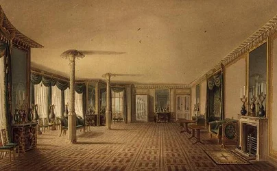 Il Salotto Sud o Galleria della Sala dei Banchetti da 