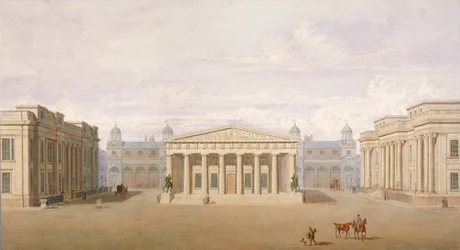 Trafalgar Square, Westminster, Londra, 1828