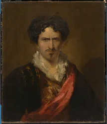 Junius Brutus Booth come Sir Edward Mortimer, 1823