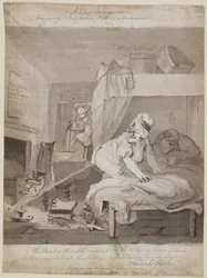 Un estintore brevettato, un modo sicuro e facile per spegnere una candela, 1801