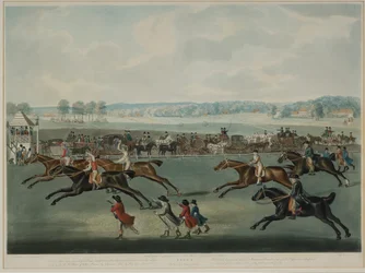 Ascot - Oatlands Sweepstakes, inciso da J.W. Edy, pubblicato nel 1792