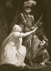 La cattura di Mortimer, inciso da J. Fittler, illustrazione da 