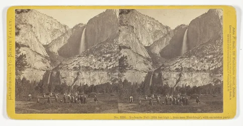 Yo-Semite Fall (2634 Fuß hoch), von nahe Hutchings