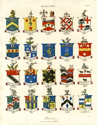 Stemmi dei baronetti britannici; Piastra XC
