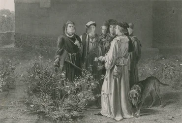 La scena nel giardino del tempio, Re Enrico VI, Prima Parte