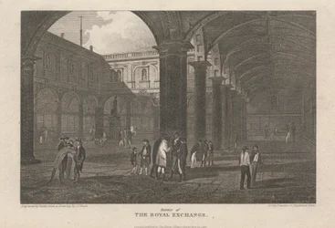 Il cortile della Royal Exchange