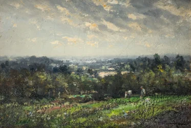 Paesaggio con vista lontana