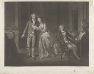 Ritratto di Louise, principessa di Orange-Nassau, Willem I Frederik, re dei Paesi Bassi, e Frederik, principe di Orange-Nassau
