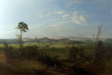 Vista di Nottingham da Wilford, c.1850