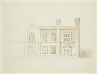 Piano di Mr. Garrard per i proposti edifici municipali in Queen Square