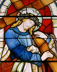 Dolgellau, San Maria, Cristo che porta la croce, 1864
