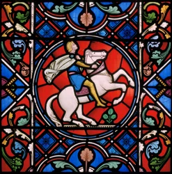 Upton Magna, Santa Lucia, Cavaliere romano, 1860
