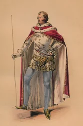 Ospite in costume per il Bal Costumé della Regina Vittoria, 12 maggio 1842