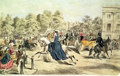 Cavalcando a Rotten Row, Hyde Park