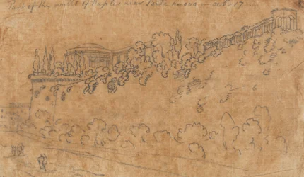 Parte delle Mura di Napoli vicino a Ponte Nuovo, 17 Ottobre