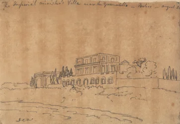 La villa del ministro imperiale vicino al Granabello, Portici, 28 agosto