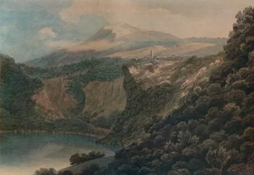 Il Lago e la Città di Nemi, 1778