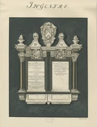 Ingestre Church - tavolette per Walter Chetwynd anziano e giovane