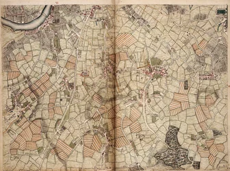 Mappa di Vauxhall, Clapham, Peckham e Dulwich
