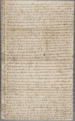Lettera di John Row, studente a St Andrews, a suo zio, 1691
