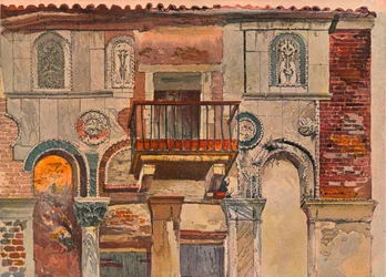 Fondaco dei Turchi, Venezia, c1853
