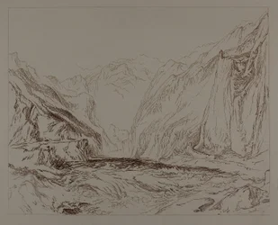 Scena di montagna di sabbia