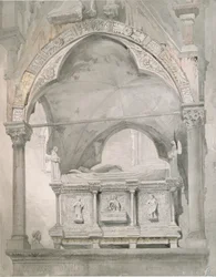 Studio per la tomba di Mastino II della Scala a Verona, 1852