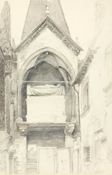 La tomba di Cangrande I della Scala, Verona, 28 maggio-29 giugno 1869