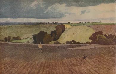 Un campo arato, 1923