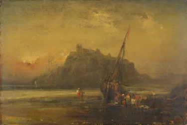 Scena di spiaggia